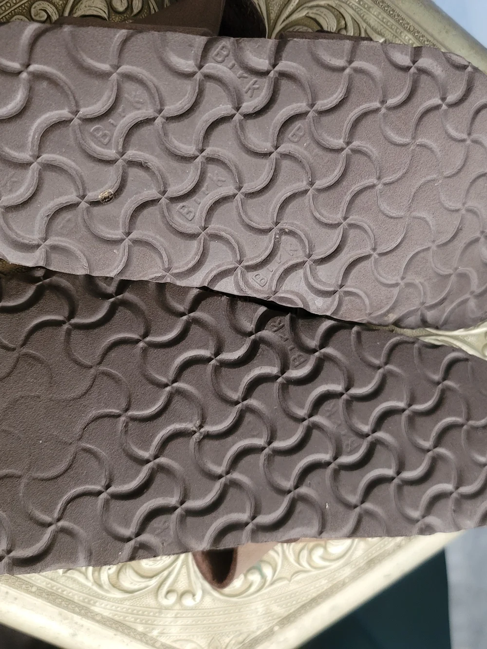Birkenstock Brown Strappy Leather Sandals - Picture 3 of 4